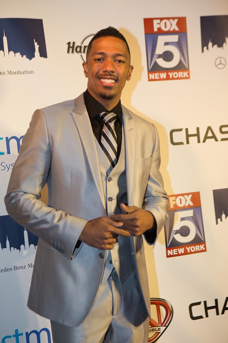 Nick Cannon poses on the red carpet at Hard Rock Cafe in Times Square during A Tribute to Nick Cannon