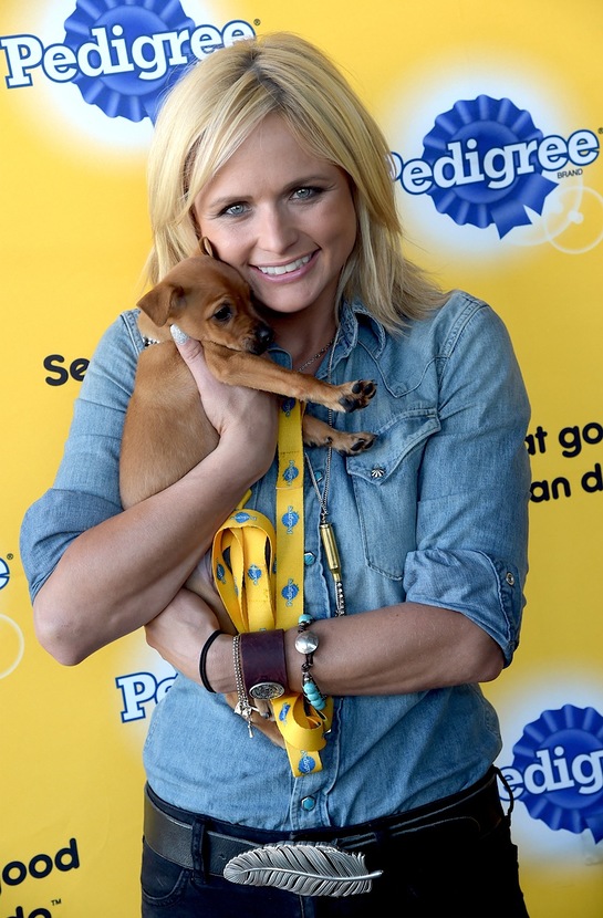 Miranda Lambert is celebrating two passions this week - music and shelter dogs.
