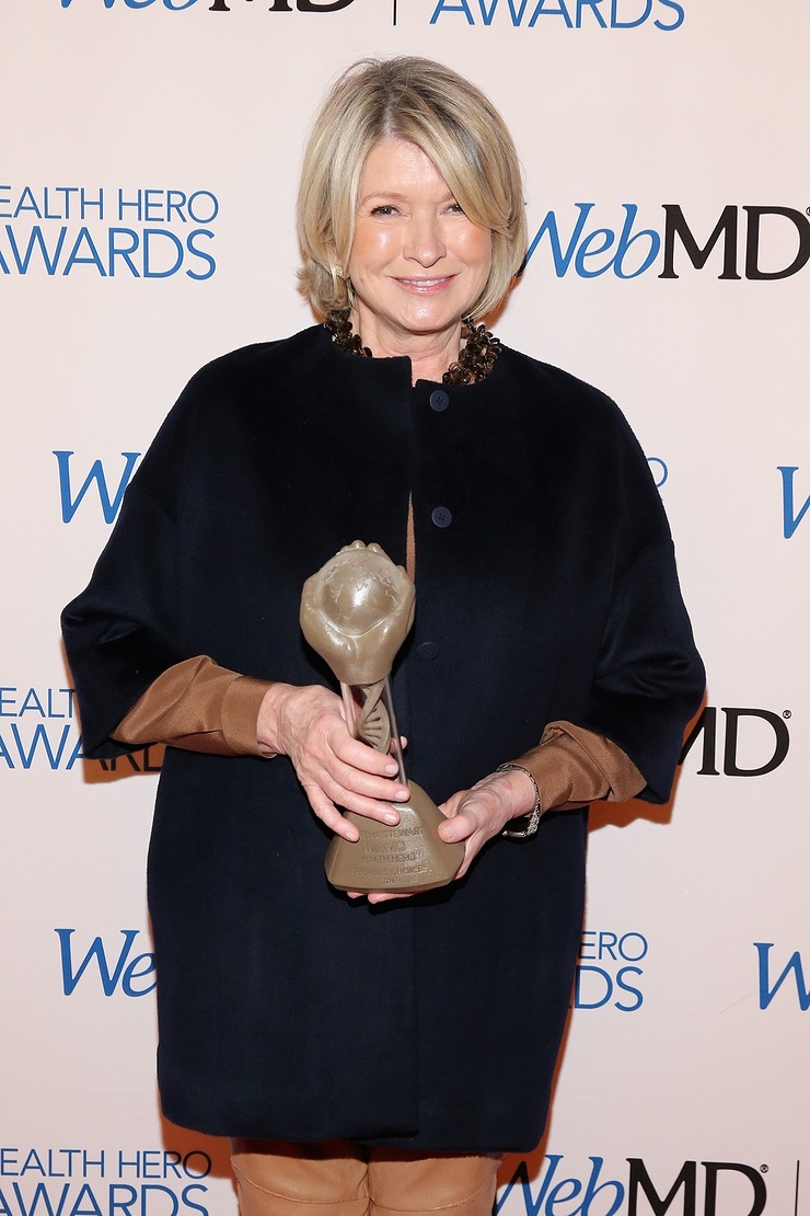 Martha Stewart Accepts People's Choice Award At WebMD Health Hero Awards