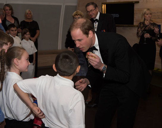 Prince William Talks To School children from Watford