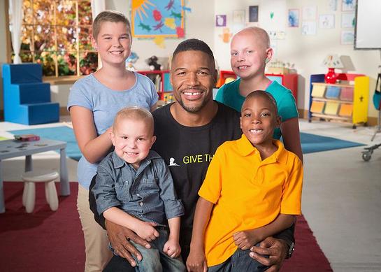 Michael Strahan is one of several celebrities to star in 11th annual St. Jude Thanks and Giving campaign Michael Strahan is one of several celebrities to star in 11th annual St. Jude Thanks and Giving campaign