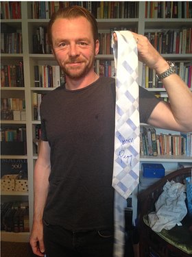 Simon Pegg With Tie
