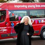 TOWIE Star Presents Variety Sunshine Coach To Essex School