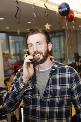 Chris Evans took part in ICAP's 22nd annual global Charity Day at the North American headquarters