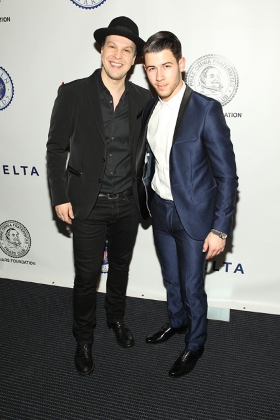Nick Jonas and Gavin DeGraw at The Lincoln Awards: A Concert for Veterans & the Military Family
