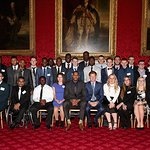 Prince Harry And Carmelo Anthony Attend Coach Core Graduation Ceremony