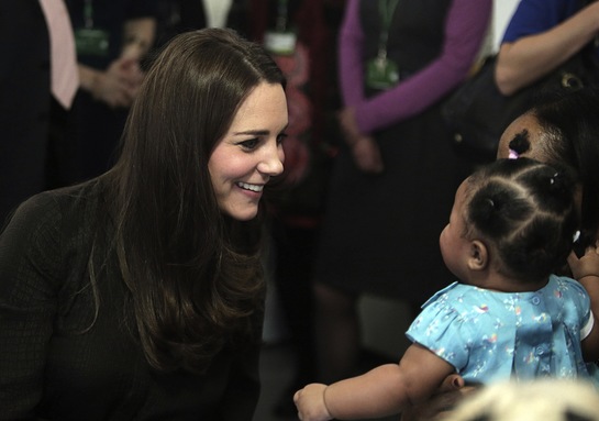 The Duchess of Cambridge meets children in foster care at the Fostering Network