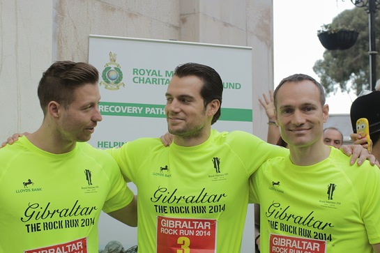 Henry Cavill at the Gibraltar Rock Run