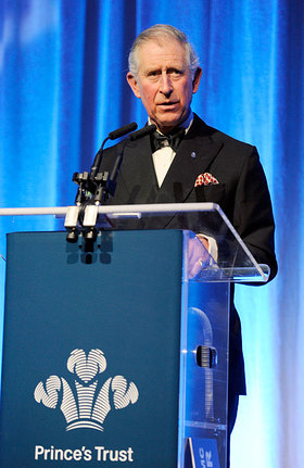 The Prince of Wales makes a speech at the Prince's Trust Youth Leadership reception