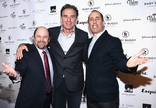 Jason Alexander, Jerry Seinfeld and Michael Richards