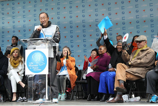 UN Secretary-General Ban Ki-moon calls for boosted global efforts to achieve gender equality