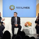 George Clooney Hits the Stage to help launch the 100 Lives Initiative
