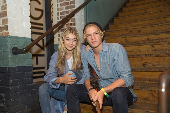  	Gigi Hadid and Cody Simpson celebrate International Day ofHappiness with UN and MixRadio