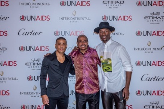 Michel Sidibé with Nico & Vinz