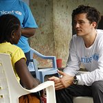 Orlando Bloom Visits Ebola-Affected Communities In Liberia