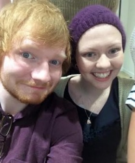 Ed Sheeran with Jess Knight