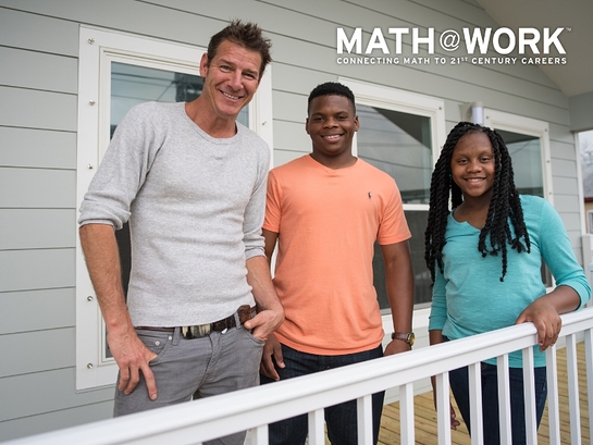 Ty Pennington and two New Orleans students give mathematics an extreme makeover