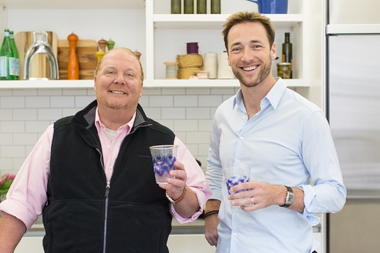 Mario Batali and Cheeky founder, PJ Brice