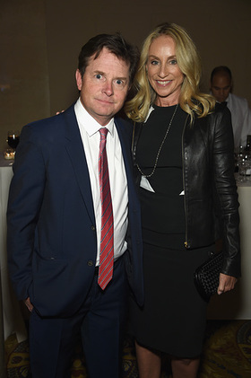  Michael J. Fox (L) and Tracy Pollan attend the Food Bank For New York City Can Do Awards Dinner Gala