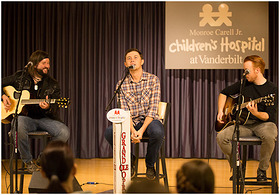 SCOTTY McCREERY PERFORMS AT MONROE CARELL JR. CHILDREN'S HOSPITAL AT VANDERBILT