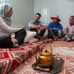 UNHCR Goodwill Ambassador Khaled Hosseini Visits Refugees In Jordan