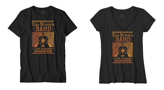 Life Is Good Zac Brown Tees