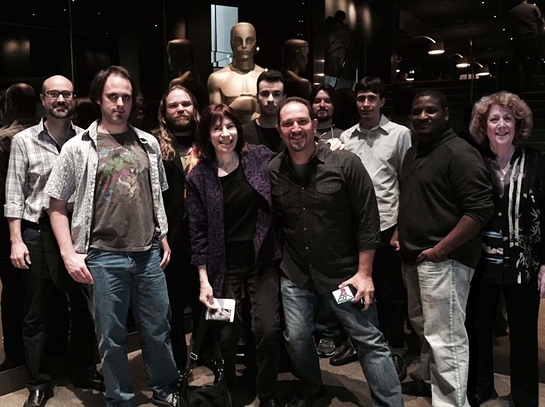 Exceptional Minds young adults at cast and crew screening of Avengers: Age of Ultron