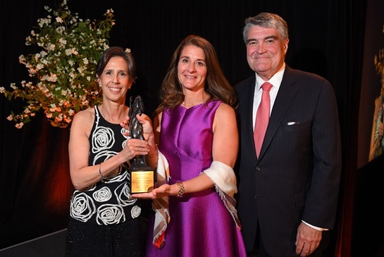 Melinda Gates was in attendance to receive the 2015 Spirit of Helen Keller Award Melinda Gates was in attendance to receive the 2015 Spirit of Helen Keller Award