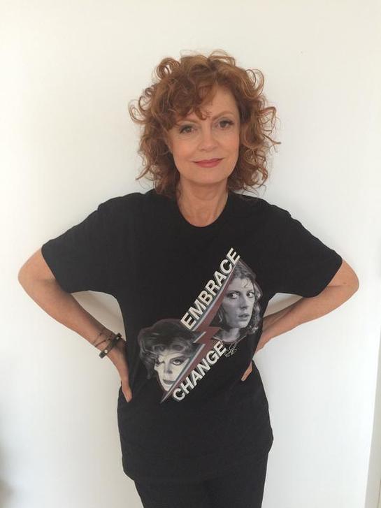 Susan modelled her shirt on twitter Susan modelled her shirt on twitter