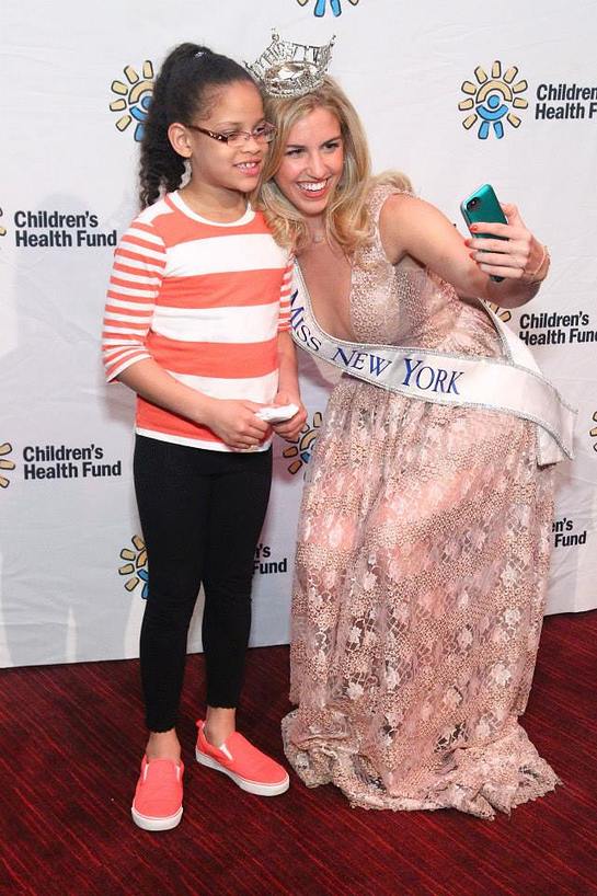 Miss New York Jillian Tapper and friend at CHF Annual Gala at Jazz at Lincoln Center