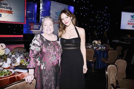 Kathy Bates and Katharine McPhee attend the American Cancer Society's Birthday Ball