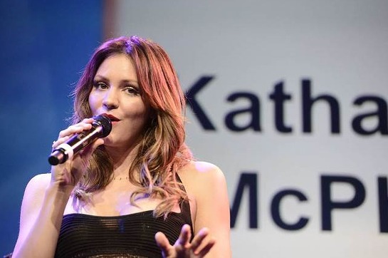 Katharine McPhee performs at the American Cancer Society's Birthday Ball