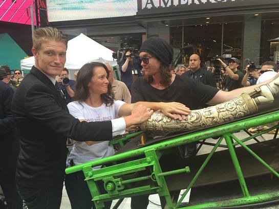Kristin Davis Attends Ivory Crush in Times Square
