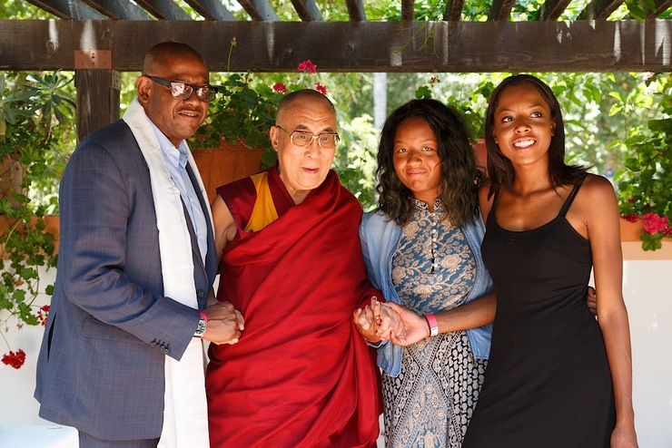 Forest Whitaker and the Dalai Lama