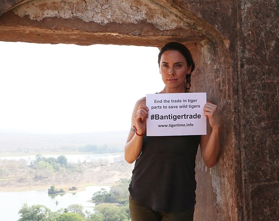 Mel C in India With TigerTime