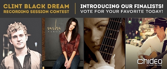 Head to Chideo.com to vote for your favorite original song and the winner gets the opportunity to record with county superstar Clint Black