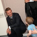 David Beckham Visits Music Therapy Charity