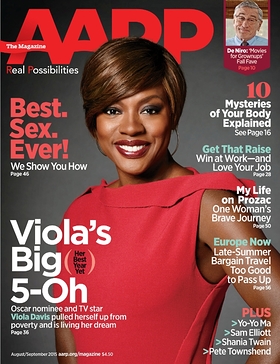 Viola Davis AARP The Magazine Cover