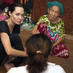 Angelina Jolie Visits Displaced People In Myanmar’s Kachin State