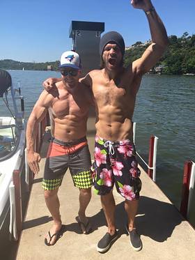 Jared Padalecki and Stephen Amell Go Shirtless