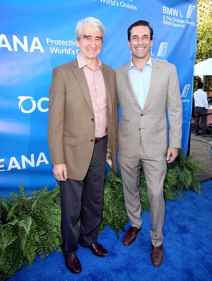 Jon Hamm and Sam Waterston