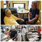 Kevin Bacon Helps Feed The Elderly