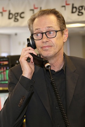 Steve Buscemi Trading with Clients to Support Charity Day