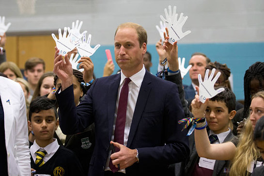 Duke of Cambridge visits Hammersmith Academy