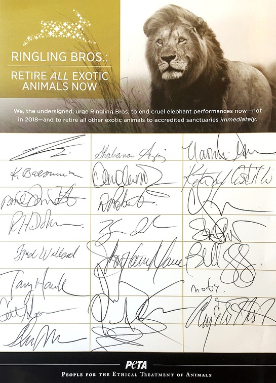 PETA Petition PETA Petition