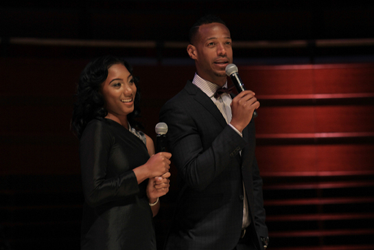 Big Night Out Emcees Mo'ne Davis and Marlon Wayans