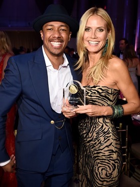 Nick Cannon and Heidi Klum